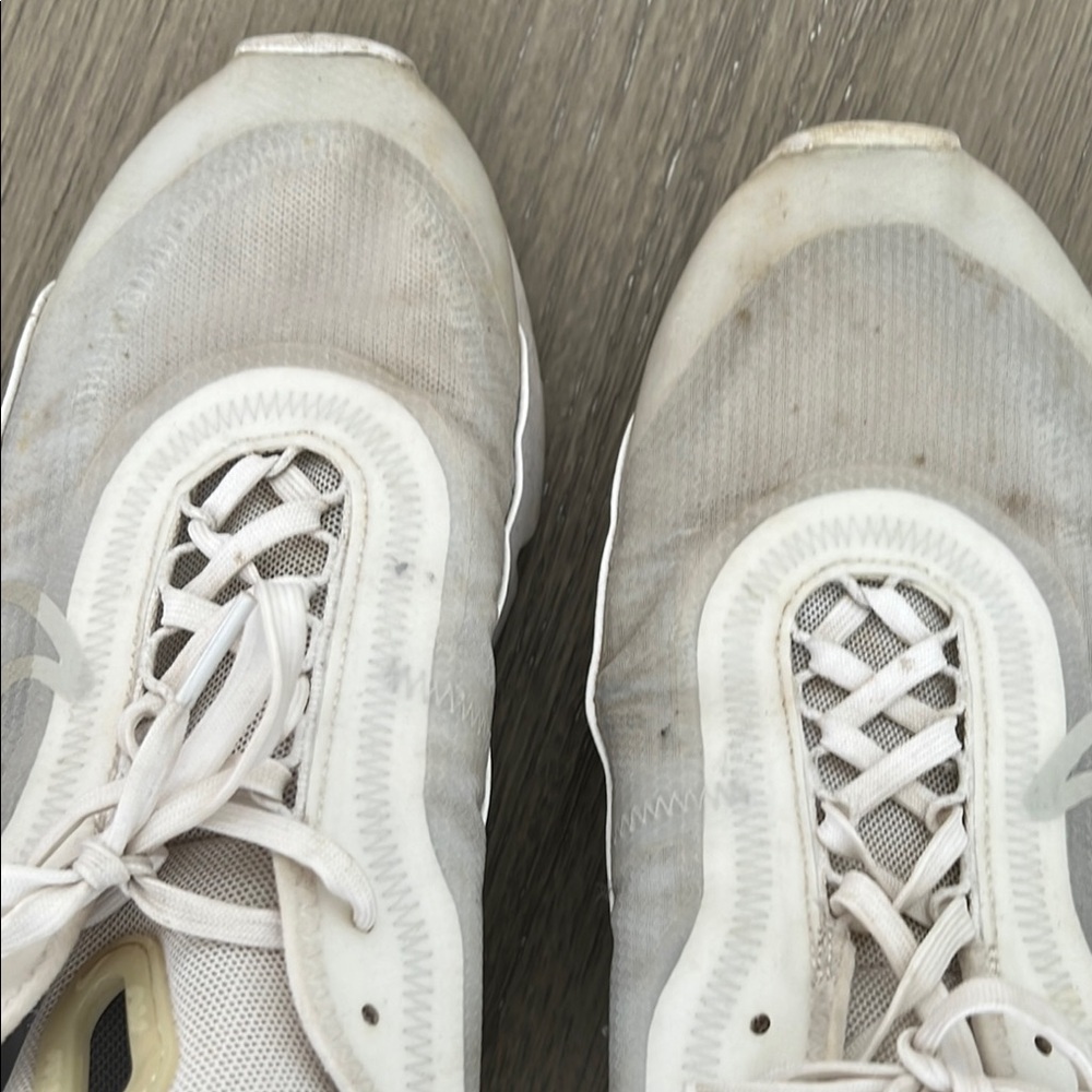 Nike Cream White Athletic Shoes with Breathable Mesh Air Max 2090 - Picture 8 of 8